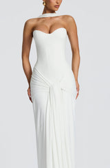 Gia Maxi Dress - Ivory Dress Babyboo Fashion Premium Exclusive Design