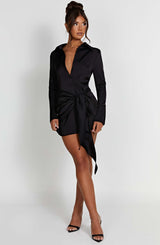 Gianna Mini Dress - Black Dress XS Babyboo Fashion Premium Exclusive Design