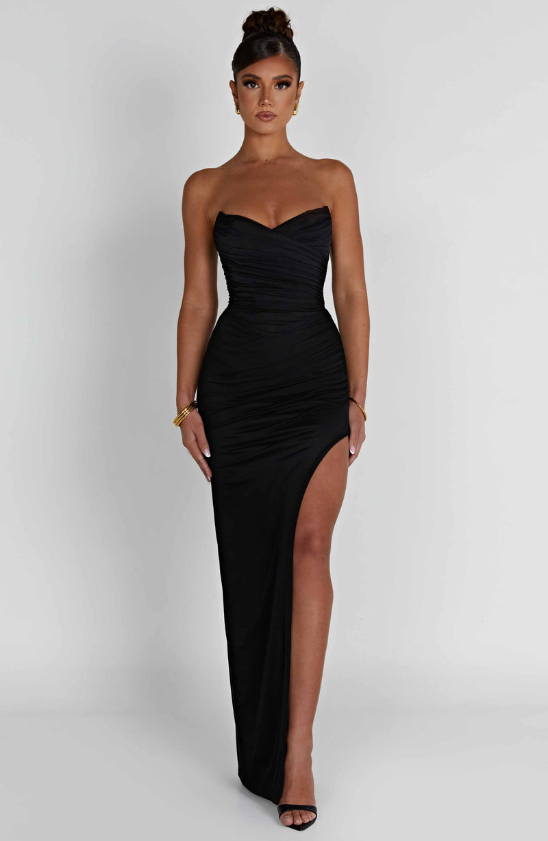 Giovanna Maxi Dress - Black Dress Babyboo Fashion Premium Exclusive Design
