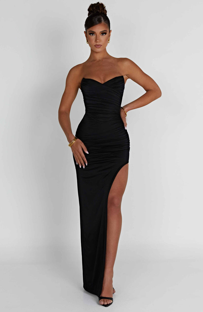 Giovanna Maxi Dress - Black Dress Babyboo Fashion Premium Exclusive Design