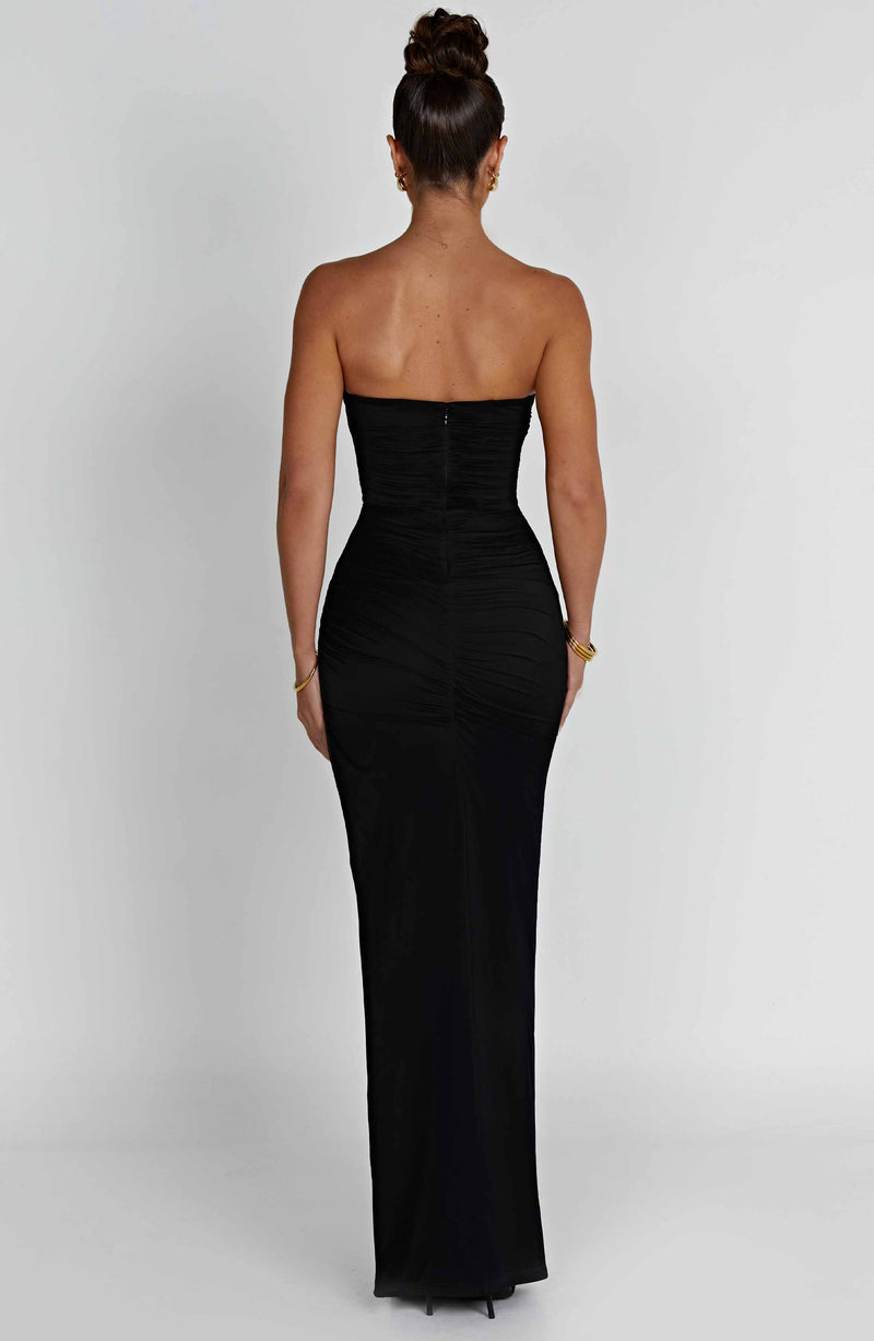 Giovanna Maxi Dress - Black Babyboo Fashion Giovanna Maxi Dress - Black Babyboo Fashion