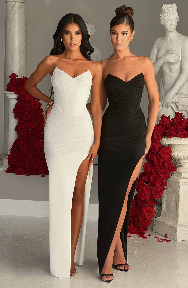 Giovanna Maxi Dress - Ivory Dress Babyboo Fashion Premium Exclusive Design