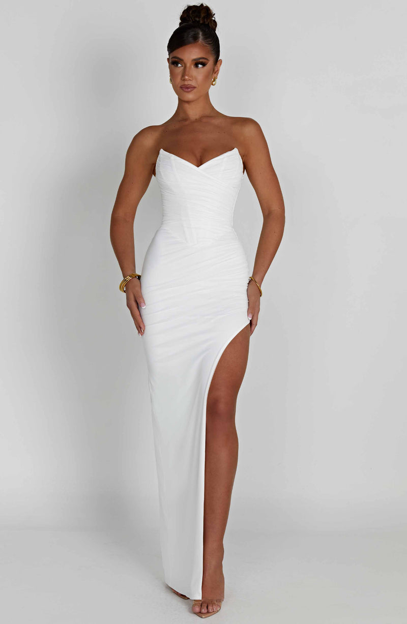 Giovanna Maxi Dress - Ivory Dress XS Babyboo Fashion Premium Exclusive Design