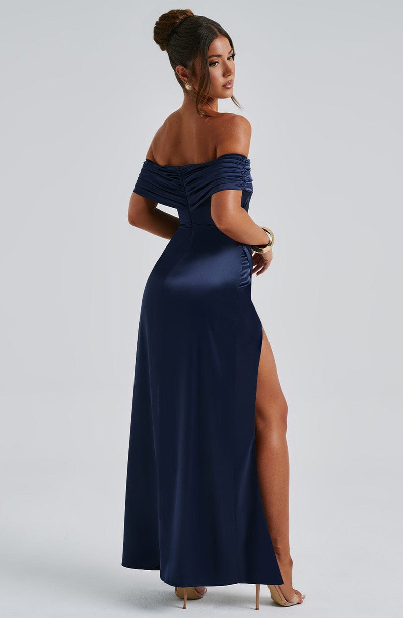 Gwendolyn Maxi Dress - Navy Babyboo Fashion Gwendolyn Maxi Dress - Navy Babyboo Fashion