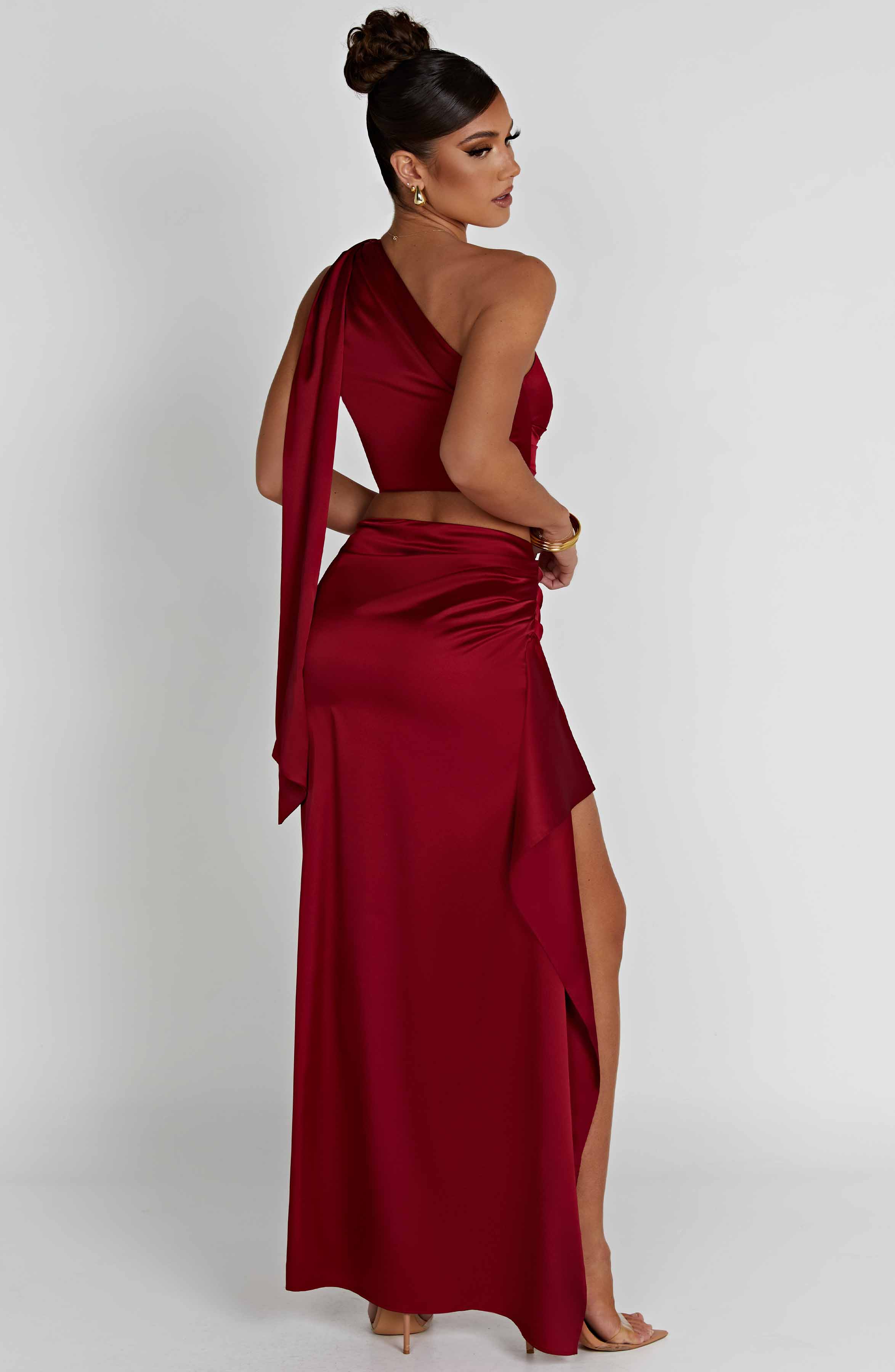 Halsey High-Slit Maxi Skirt