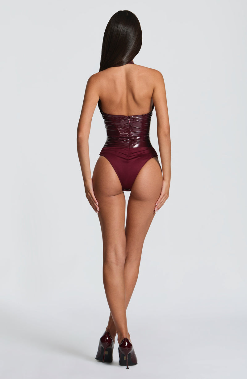 Harley Bodysuit - Cherry Lacquer Bodysuits Babyboo Fashion Premium Exclusive Design