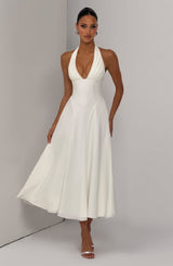 Hayden Midi Dress - Ivory Dress Babyboo Fashion Premium Exclusive Design