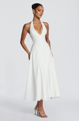 Hayden Midi Dress - Ivory Dress Babyboo Fashion Premium Exclusive Design