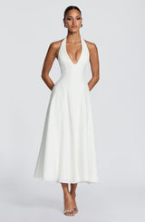 Hayden Midi Dress - Ivory Dress Babyboo Fashion Premium Exclusive Design
