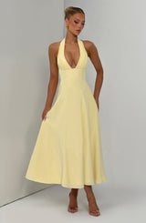 Hayden Midi Dress - Lemon Dress Babyboo Fashion Premium Exclusive Design