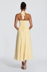 Hayden Midi Dress - Lemon Dress Babyboo Fashion Premium Exclusive Design