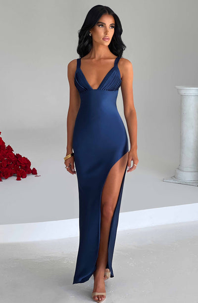 Hayley Maxi Dress - Navy Dress XS Babyboo Fashion Premium Exclusive Design