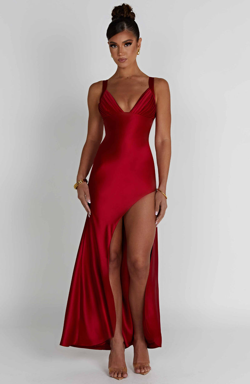 Hayley Maxi Dress - Red Dress Babyboo Fashion Premium Exclusive Design
