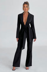 Hazel Suit Jacket - Black Jackets Babyboo Fashion Premium Exclusive Design