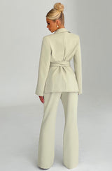 Hazel Suit Jacket - Sage Jackets Babyboo Fashion Premium Exclusive Design