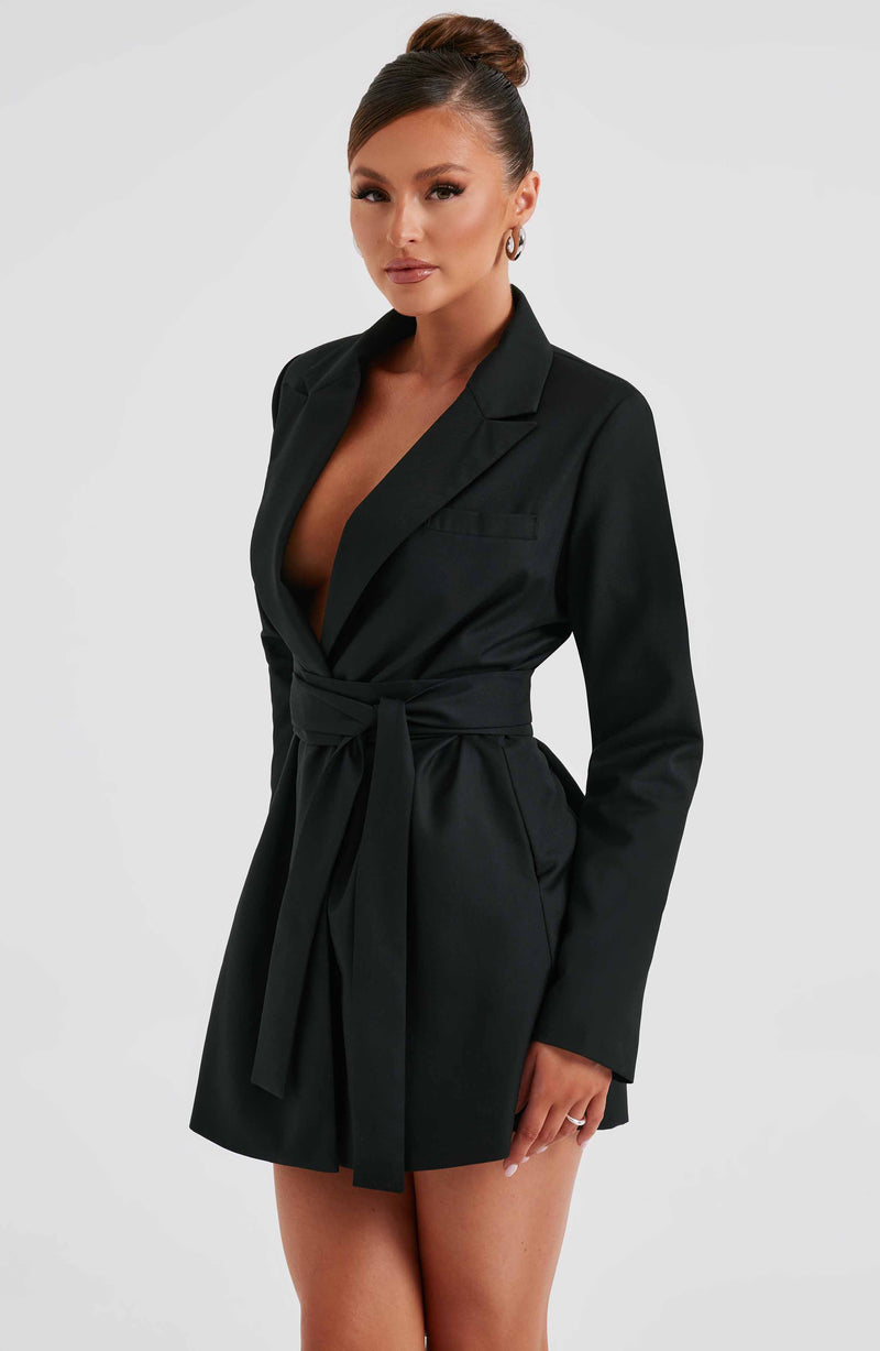 Heather Suit Dress - Black Dress Babyboo Fashion Premium Exclusive Design