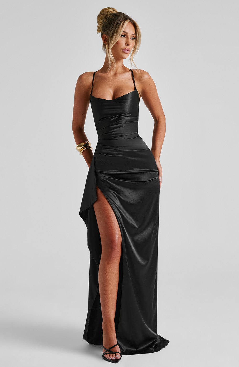 Helen Maxi Dress - Black Babyboo Fashion Helen Maxi Dress - Black Babyboo Fashion