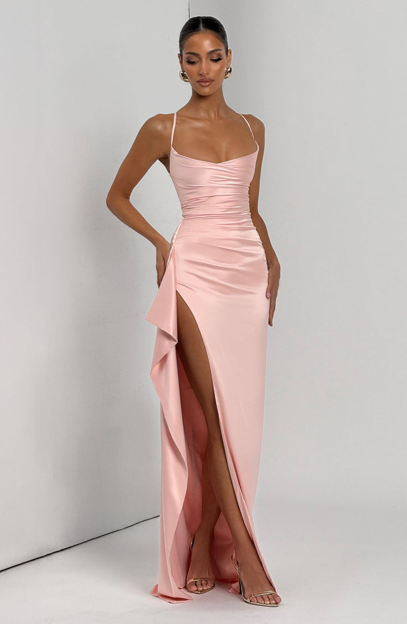 Babyboo Helen Maxi Dress in Blush Size XXL