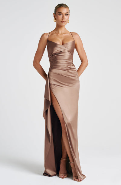 Helen Maxi Dress - Hazel | Babyboo Fashion Helen Maxi Dress - Hazel | Babyboo Fashion