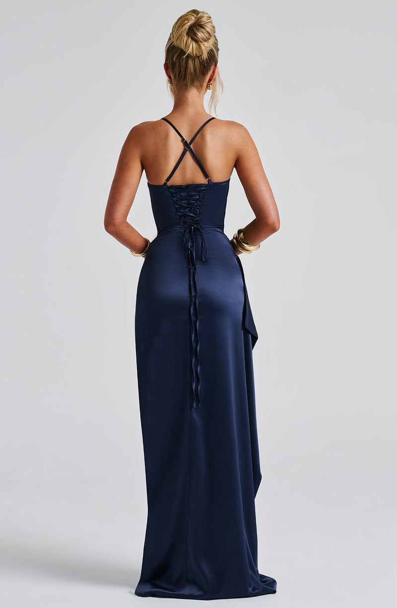 Helen Maxi Dress - Navy Babyboo Fashion Helen Maxi Dress - Navy Babyboo Fashion