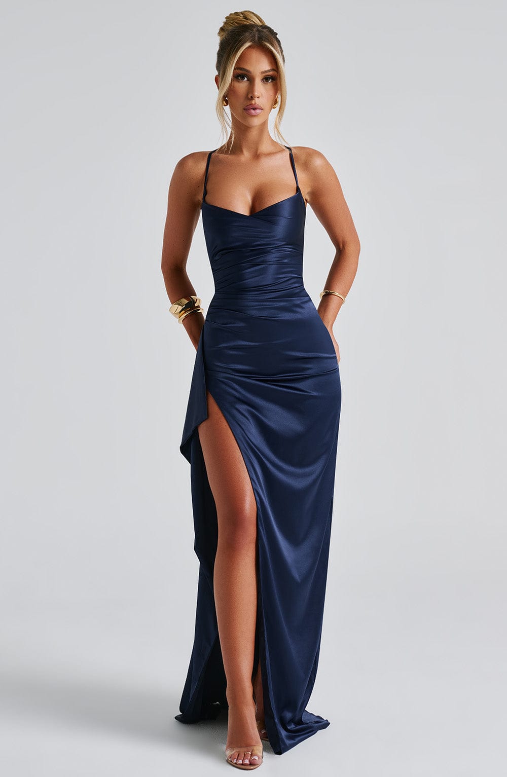 Helen Maxi Dress - Navy main image 1