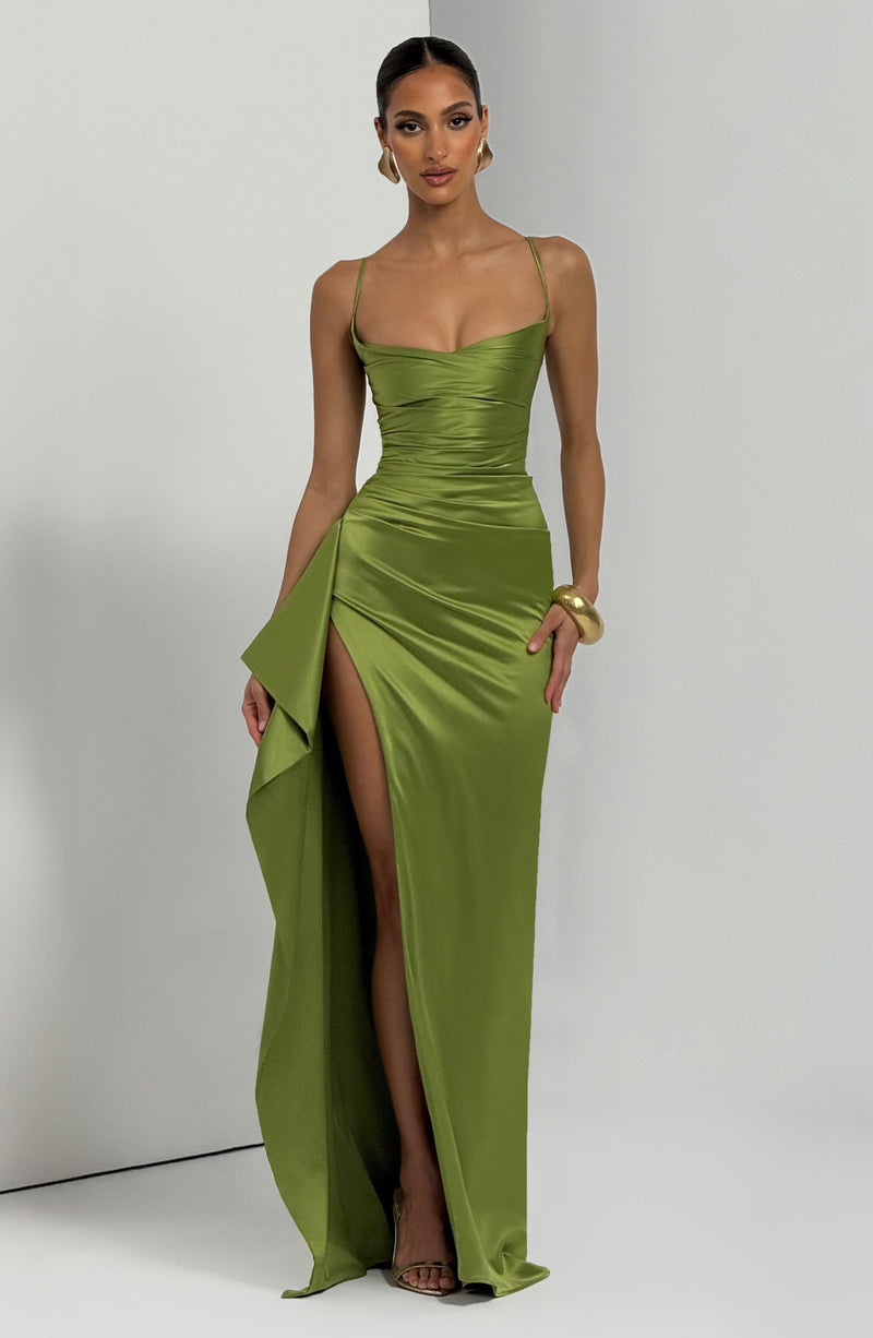 helena dress green product info and reviews Helena Lurex Dress