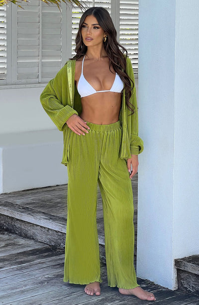 Indi Pant - Green Pants Babyboo Fashion Premium Exclusive Design