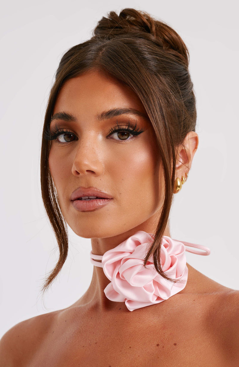 India Floral Neck Tie - Blush Accessories ONE SIZE Babyboo Fashion Premium Exclusive Design