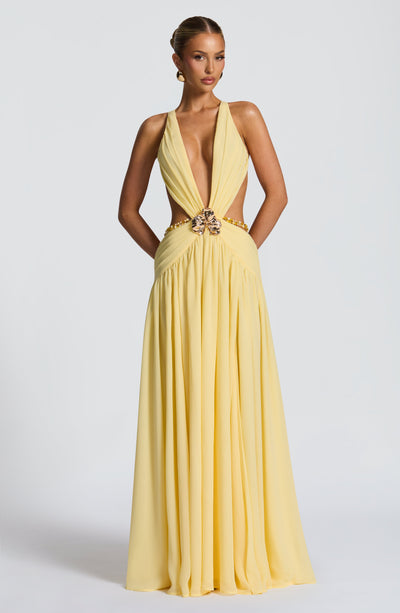 Yellow Maxi Dress - Indianna Maxi Dress - Lemon | Babyboo Fashion Yellow Maxi Dress - Indianna Maxi Dress - Lemon | Babyboo Fashion