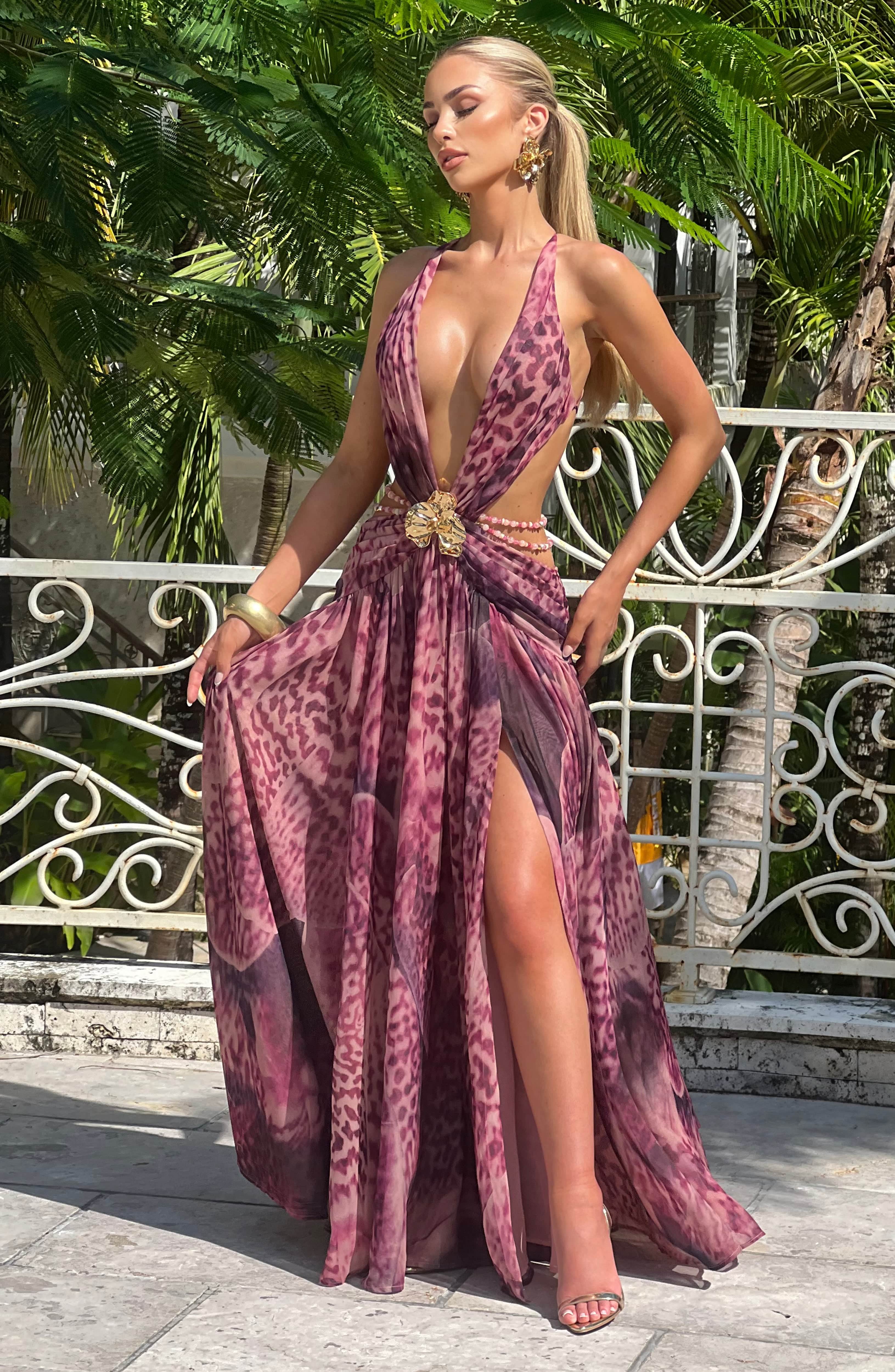 MMBunno Big Orchid Dress