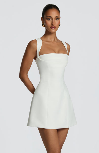 Babyboo Iona Mini Dress in Ivory Size XXL