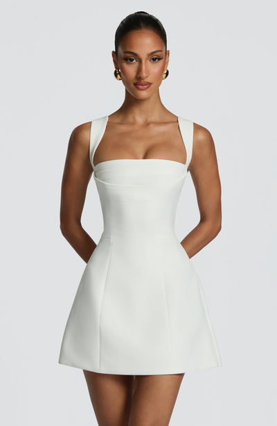 Iona Mini Dress - Ivory Iona Mini Dress - Ivory