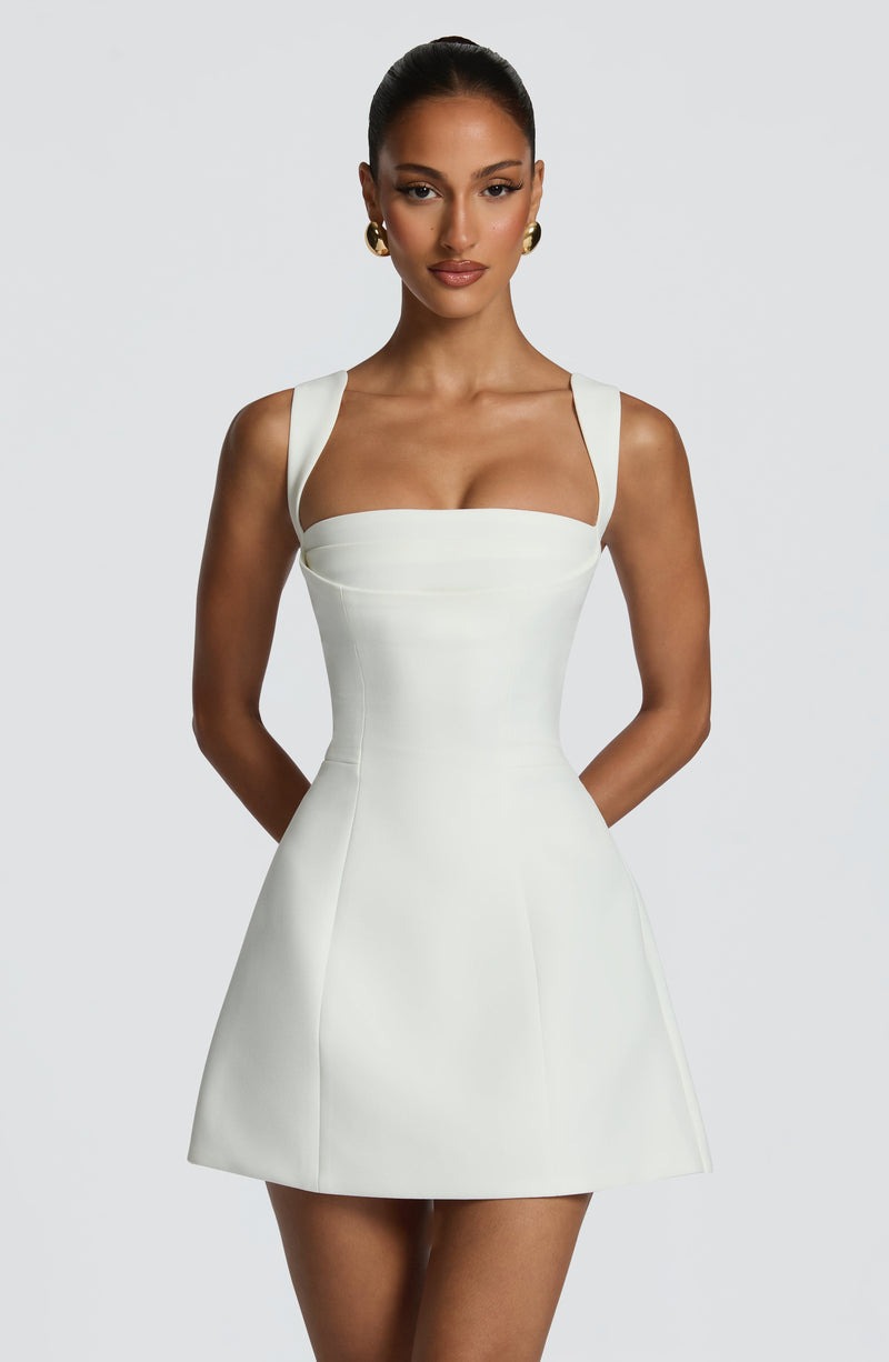 Iona Mini Dress - Ivory Iona Mini Dress - Ivory