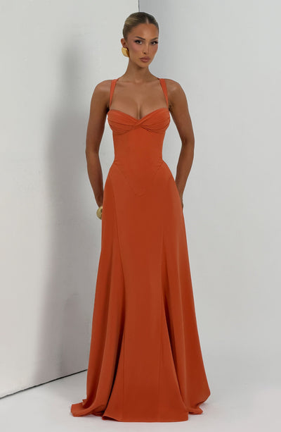 Shop the Irie Maxi Dress - Burnt Orange