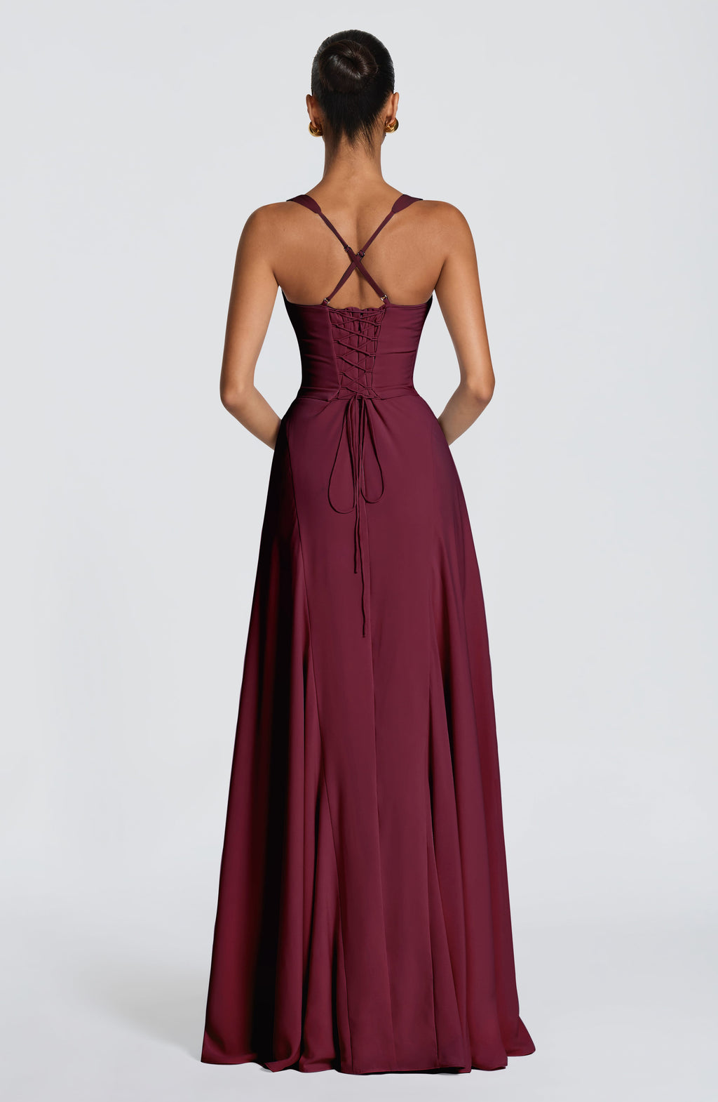 Buy Cherry Lacquer Maxi Dress - Irie Maxi Dress by Babyboo Fashion
