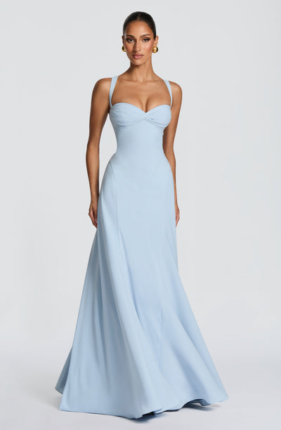 Blue Maxi Dress - Irie Maxi Dress in Glacier Blue | Babyboo Fashion Blue Maxi Dress - Irie Maxi Dress in Glacier Blue | Babyboo Fashion