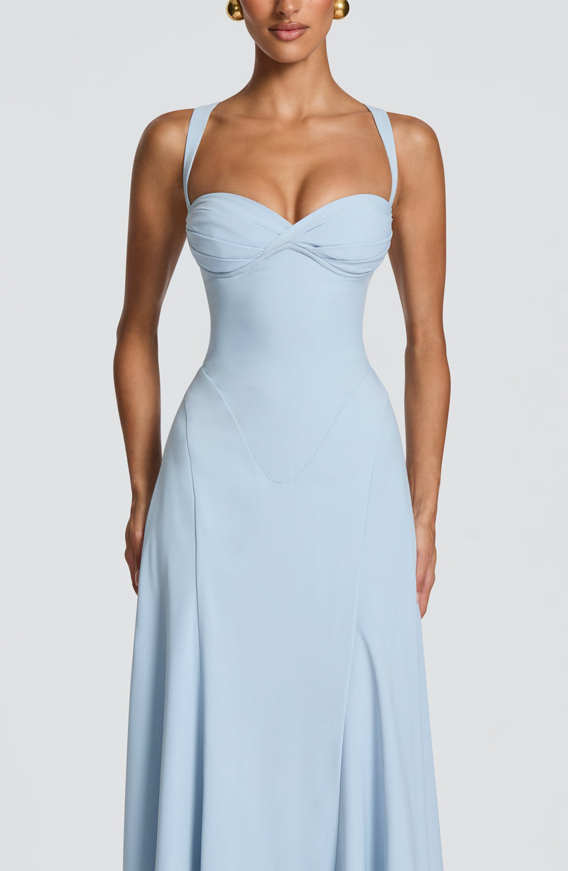 royal blue dress for plus size Royal Blue Plus Size Prom Dress,Fit and Flare Plus Size Prom Dress,Long Plus Size Dress,PD00327, US18W / Royal Blue main image 1