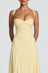 Irie Maxi Dress - Lemon Dress Babyboo Fashion Premium Exclusive Design