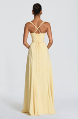 Irie Maxi Dress - Lemon Dress Babyboo Fashion Premium Exclusive Design