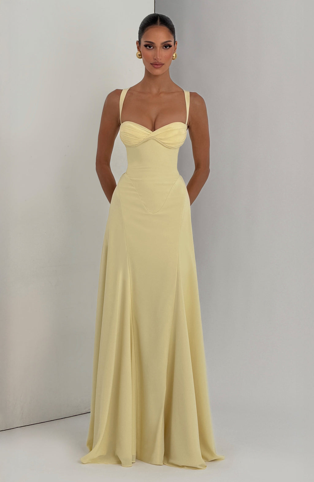 cute yellow maxi dresses Cute Smocked Yellow Maxi Dress | Trendy Women's Dress