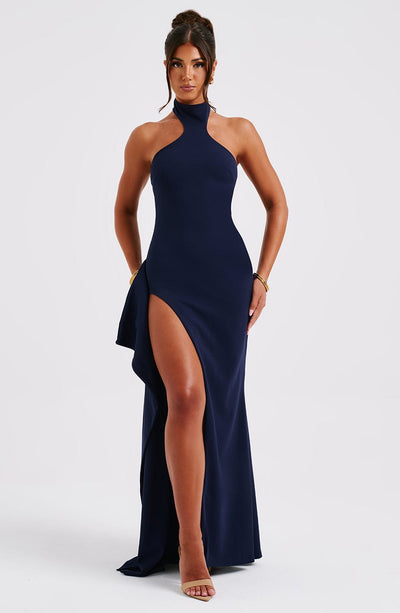 Isadora Maxi Dress - Navy Dress Babyboo Fashion Premium Exclusive Design