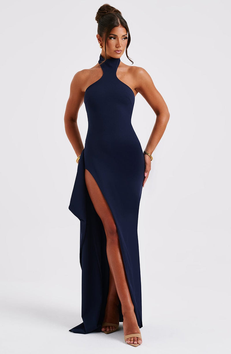 Isadora Maxi Dress - Navy Dress XS Babyboo Fashion Premium Exclusive Design