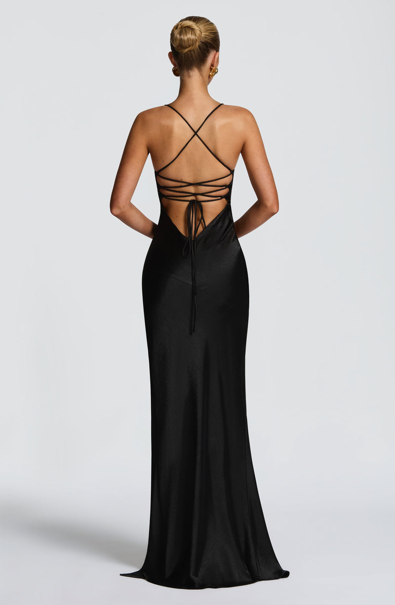 Isobel Maxi Dress - Black Babyboo Fashion Isobel Maxi Dress - Black Babyboo Fashion