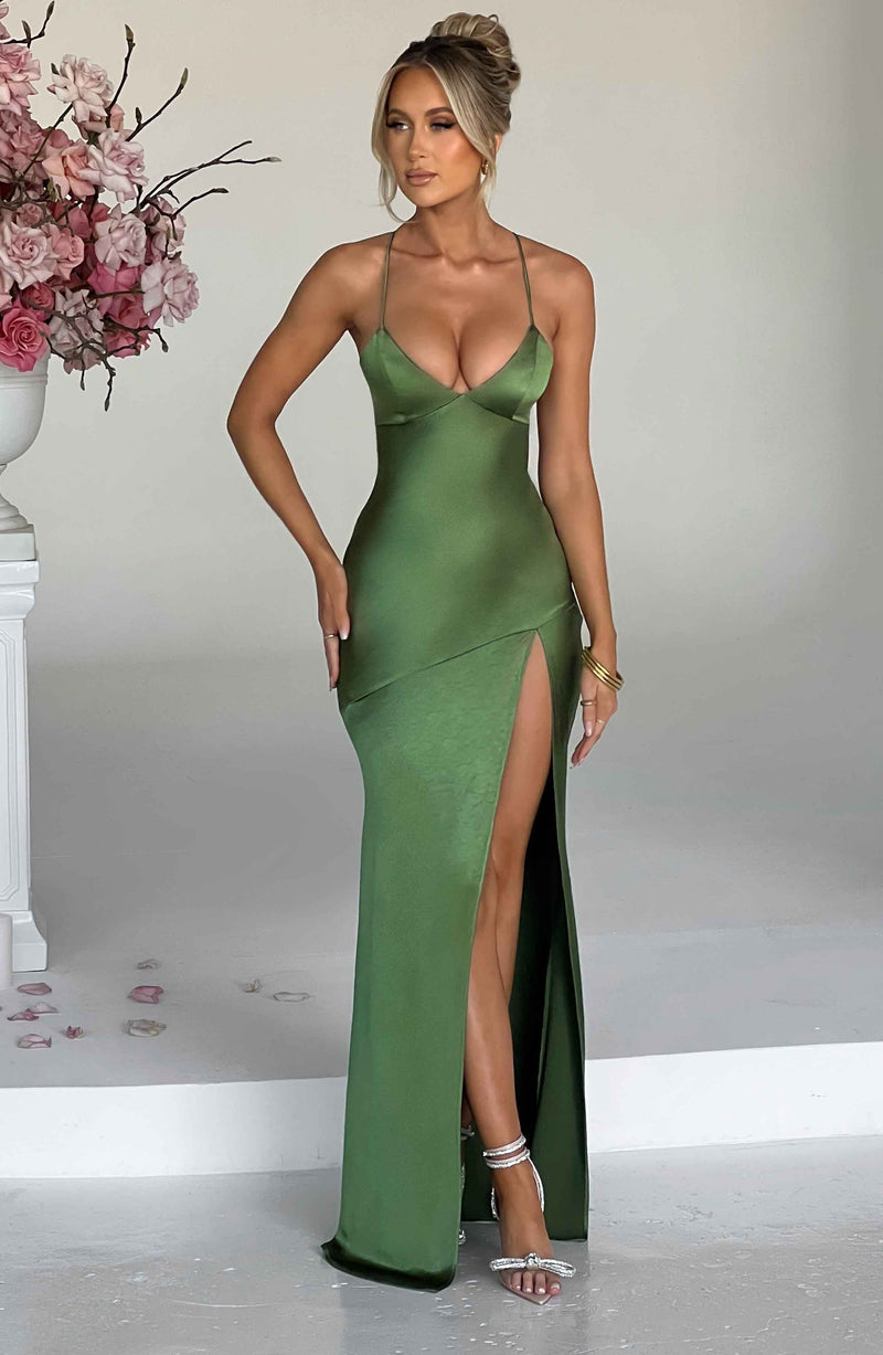 babyboo green dress Isobel Maxi Dress
