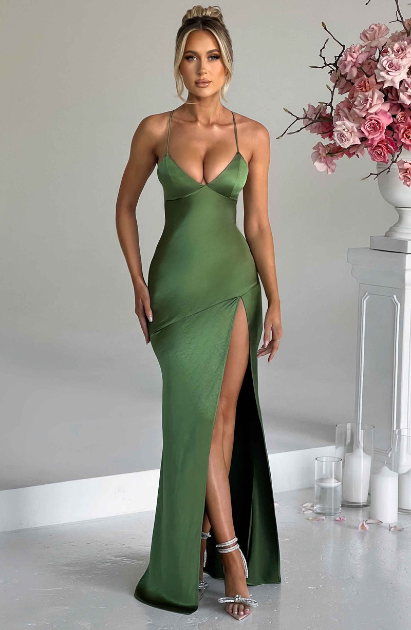 Isobel Maxi Dress - Emerald – BABYBOO