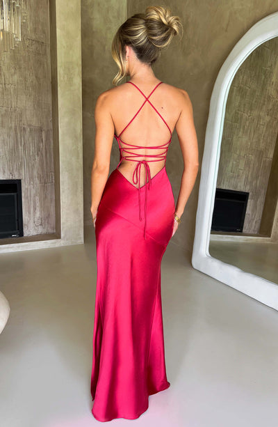 babyboo red dress Isobel Maxi Dress