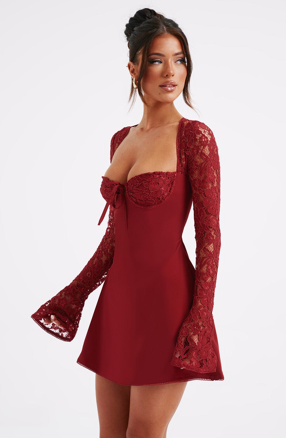 jacinta mini dress red Jacinta Shift Mini Dress Charli clothing