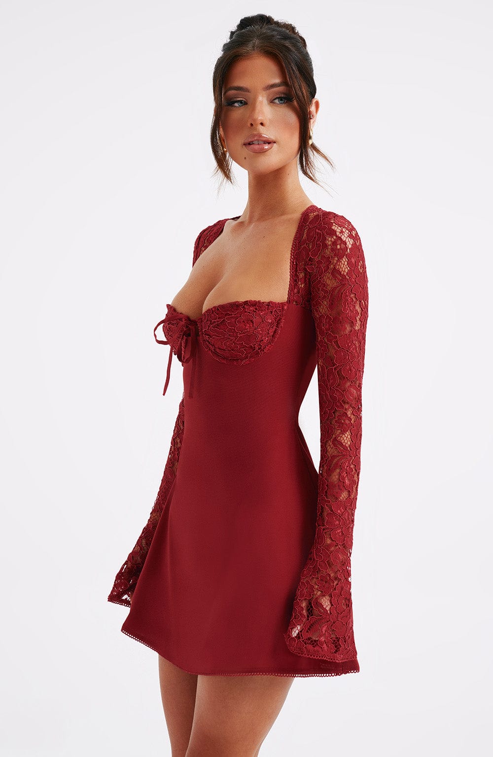 Jacinta Mini Dress - Red – BABYBOO