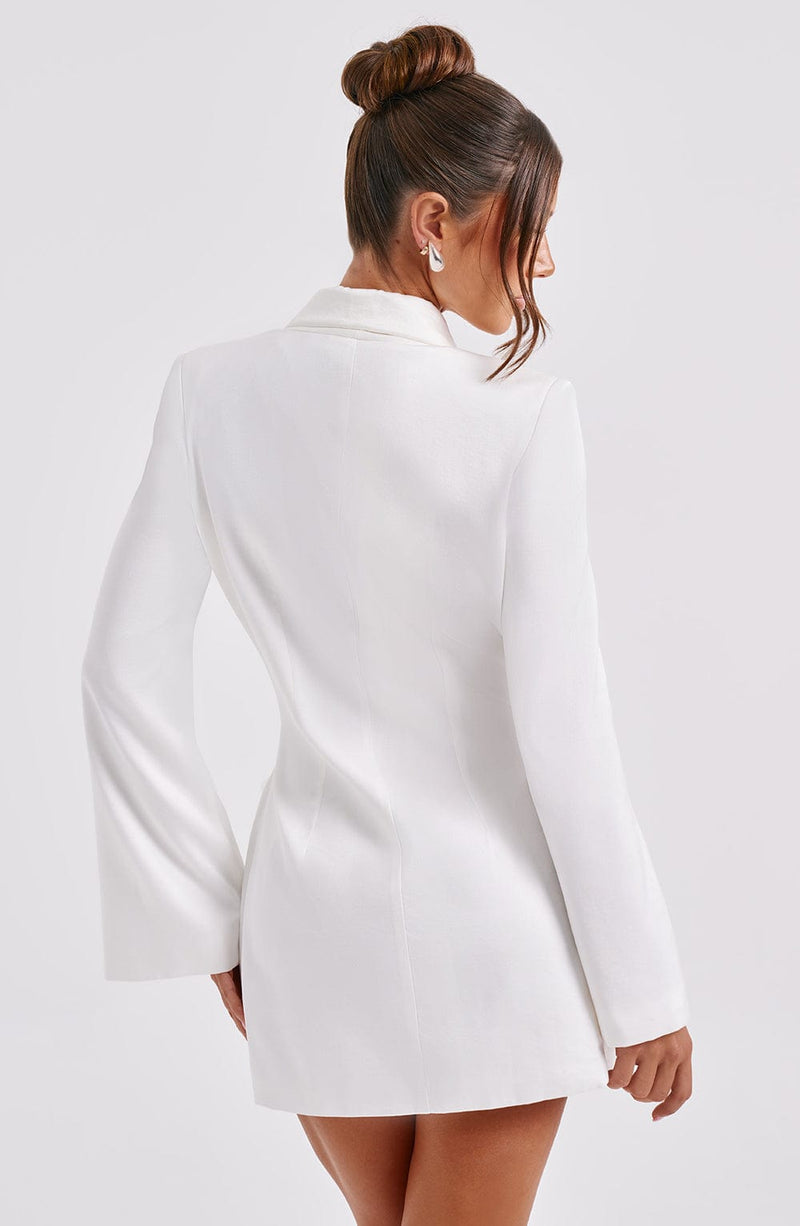 Jalena Mini Dress - Ivory Dress Babyboo Fashion Premium Exclusive Design