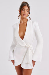 Jalena Mini Dress - Ivory Dress XS Babyboo Fashion Premium Exclusive Design